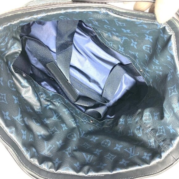 LOUIS VUITTON M41701 Monogram cobalt Ultra light Tote Bag 2WAY Hand Bag Navy - Picture 10 of 14